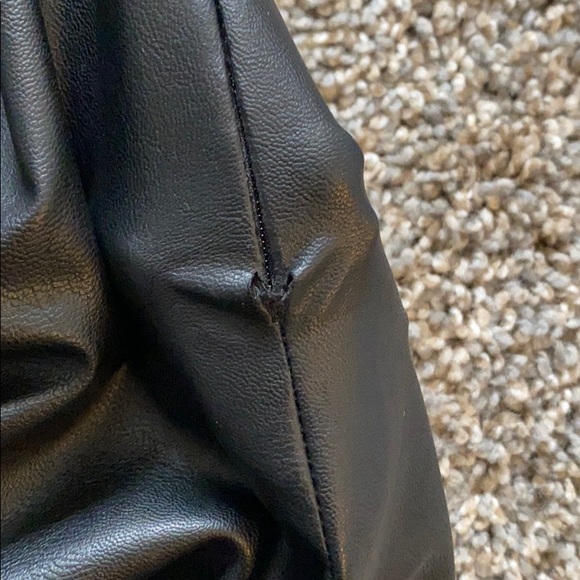 Jack BB Dakota lace vegan leather dress - Picture 4 of 4